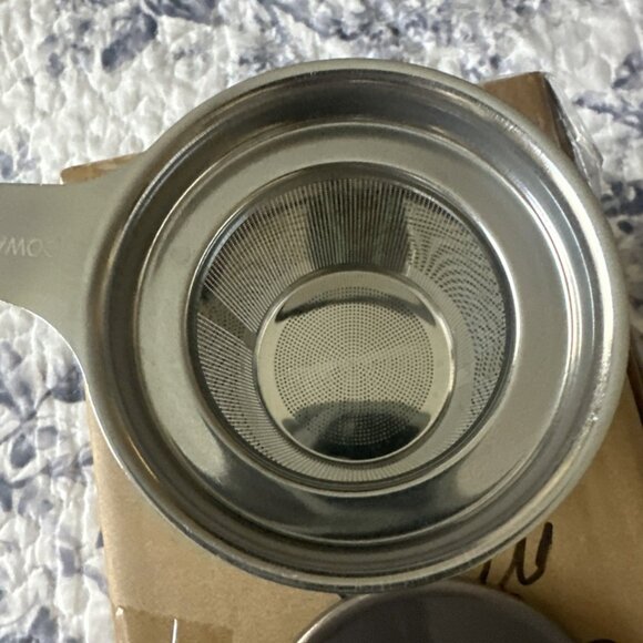 Ceramic Lidded Coffee Tea Mug Cup with Infuser and LidLarge 6 Inch Tall By Dowan - Picture 8 of 11